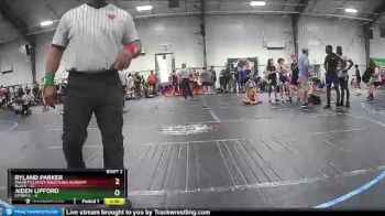 120 lbs Round 1 (4 Team) - Aiden Lipford, Storm C vs Ryland Parker, Palmetto State Wrestling Academy Black