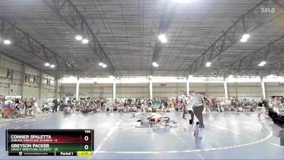 106 lbs Round 3 (4 Team) - Greyson Packer, Legacy Wrestling Academy vs Conner Spaletta, Sublime Wrestling Academy