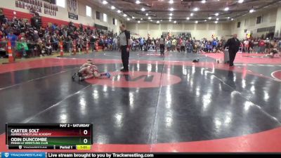 90 lbs Semifinal - Carter Solt, Askren Wrestling Academy vs Odin Duncombe, Pinnacle Wrestling Club