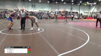 157 lbs Round of 16 - Archie Colgan, Wyoming vs Eric Hong, American