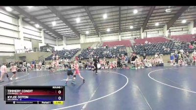 75 lbs Round 1 (8 Team) - Timmery Condit, Colorado vs Kylee Ooton, Oklahoma