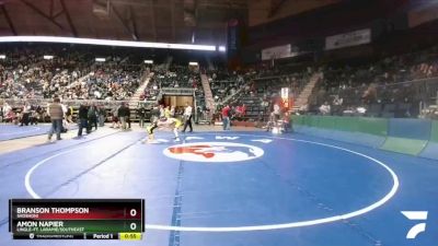 2A-106 lbs Cons. Round 2 - Branson Thompson, Shoshoni vs Amon Napier, Lingle-Ft. Laramie/Southeast