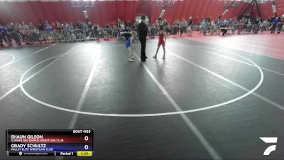 67 lbs 5th Place Match - Shaun Gilson, Slinger Red Rhinos Wrestling Club vs Grady Schultz, Valley Elite Wrestling Club