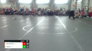 100 lbs Round 3 - Justin Williamson, TSB vs Grayson Davis, Aggression Legionaries