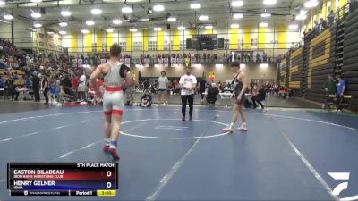 152 lbs 5th Place Match - Easton Biladeau, Iron Rams Wrestling Club vs Henry Gelner, Iowa