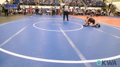 64-67 lbs Semifinal - Trenton Fisher, Jenks Trojan Wrestling Club vs Jamison Howard, Caney Valley Wrestling