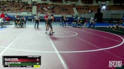 D3-120 lbs Champ. Round 1 - Elijah Baker, Arizona College Prep vs Brandon Clark, Mohave