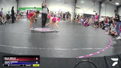 100 lbs Round 3 (3 Team) - Nahe Nakata, Level Up vs Ella Wells, Storm Wrestling