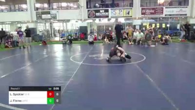 65 lbs Round 1 - Landon Spickler, EP Rattlers vs Javier Flores, Untouchables 12u