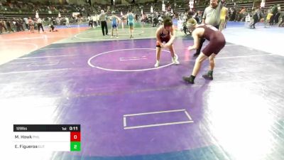 128 lbs Semifinal - Mason Hawk, Phillipsburg vs Eddie Figueroa, Elite NJ