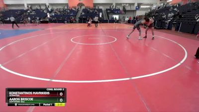 149 lbs Cons. Round 2 - Aaron Briscoe, Centenary (NJ) vs Konstantinos Mavrikidis, Scranton