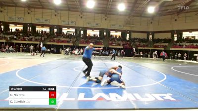 138 lbs Consi Of 16 #1 - Carter Nix, Dematha Catholic vs Caleb Gumlick, Lakeway Christian Academy