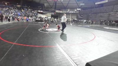 84 lbs Cons. Round 2 - Micheal Cervantes, Toppenish USA Wrestling Club vs Luca Cotton, Cherry Creek Wrestling Club