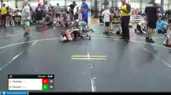 56 lbs Round 5 (6 Team) - Knox Chavez, Pomona Elite vs Luke Taussig, Steel Valley
