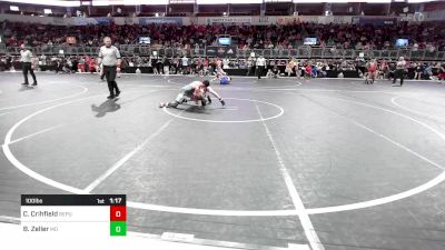 100 lbs Round Of 16 - Coy Crihfield, Republic Wrestling Club vs Brodie Zeller, Missouri