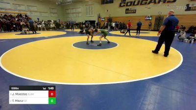 109 lbs Quarterfinal - Josiah Maestas, SLAM Academy (NV) vs Timmy Mazur, St. Edward (OH)