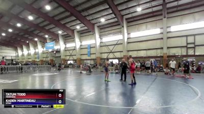 130 lbs Cons. Semi - Tatum Todd, Montana vs Kaden Martineau, Utah