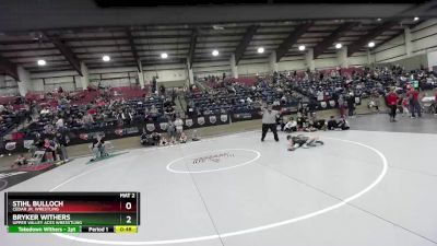 84 lbs Quarterfinal - Stihl Bulloch, Cedar Jr. Wrestling vs Bryker Withers, Upper Valley Aces Wresstling