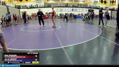 122 lbs Round 2 - Ava Strayer, Bulldog Premier Wrestling Club vs Kylie Benoit, Rick Larsen Wrestling Club