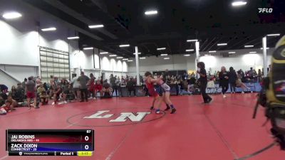 87 lbs Semis & 3rd Wb (16 Team) - Jai Robins, Oklahoma Red vs Zack Dixon, Connecticut