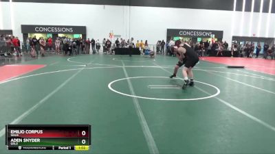 120 lbs Round 3 - Aden Snyder, GRLO vs Emilio Corpus, WAUS