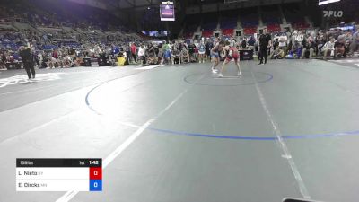 138 lbs Cons 16 #2 - Luke Nieto, New York vs Easton Dircks, Minnesota