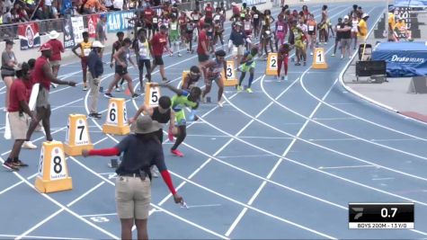 Youth Boys' 200m Championship, Semi-Finals 2 - Age 13