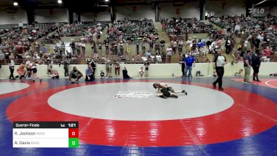 54 lbs Quarterfinal - Rhett Jackson, Rockmart Takedown Club vs Andy Davis, Dendy Trained Wrestling