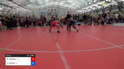 61 kg Consi Of 16 #1 - Mikel Perales, Menlo vs Elijah Oliver, Indiana University