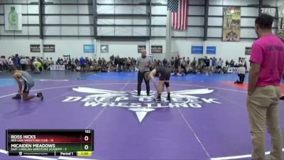 132 lbs Semis & 1st Wb (8 Team) - Ross Hicks, RED LION WRESTLING CLUB vs Micaiden Meadows, EAST CAROLINA WRESTLING ACADEMY