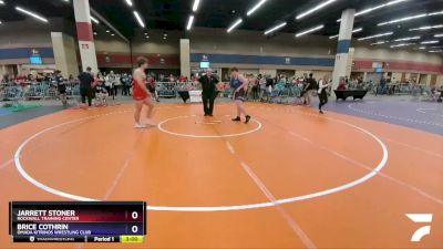 220 lbs Quarterfinal - Jarrett Stoner, Rockwall Training Center vs Brice Cothrin, Omada Kitrinos Wrestling Club