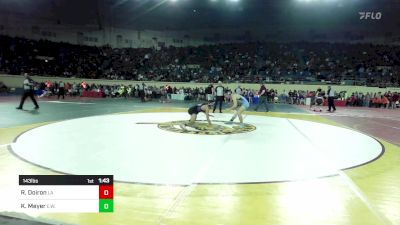 143 lbs Round Of 64 - Rebel Doiron, Little Axe vs Kason Meyer, Elgin Wrestling