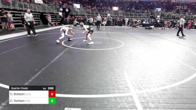 66 lbs Quarterfinal - Cole Bialecki, AW Elite Special Forces - Team Toledo vs Colston Yocham, Coweta