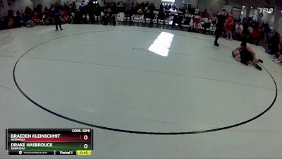 141 lbs Cons. Semi - Drake Hasbrouck, Nebraska vs Braeden Kleinschmit, Nebraska