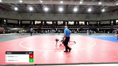 285 lbs Consi Of 16 #1 - Carson Gentle, McCallie School vs Carter Sparks, Mount De Sales