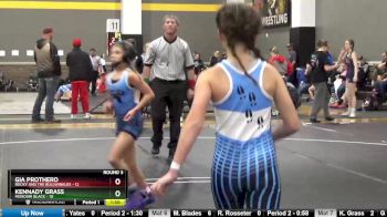 73 lbs Round 3 (4 Team) - Kinsley Rife, Missouri Black vs Avery Headrick, Rocky And The Bullwinkles