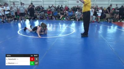 85 lbs Pools - Landon Newbold, Tri-State Elite vs Jayden Boston, Black Iron Society