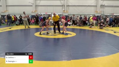 S-96 lbs Consi Of 16 #2 - Dillinger Collins, VA vs Ryan Swingle, WV