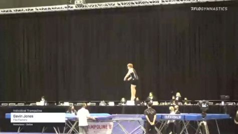 Gavin Jones - Individual Trampoline, Flip Factory - 2021 USA Gymnastics Championships