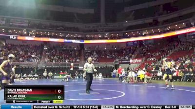 1A-106 lbs Cons. Round 4 - Davis Bramman, Riverside, Oakland vs Kalab Kuhl, Logan-Magnolia