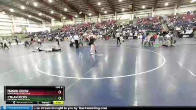 150 lbs Cons. Round 4 - Mason Grow, Bruin Wrestling Club vs Ethan Ricks, Ridgeline High School