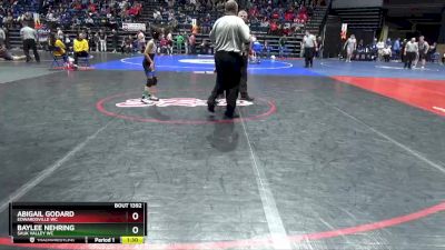 60 lbs Cons. Round 3 - Abigail Godard, Edwardsville WC vs Baylee Nehring, Sauk Valley WC