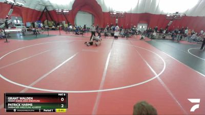 136 lbs Cons. Round 3 - Patrick Harms, Sarbacker Wrestling Academy vs Grant Walden, Mount Horeb Area Wrestling