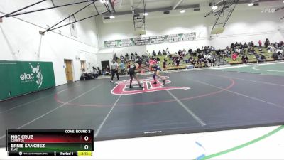 133 lbs Cons. Round 2 - Noe Cruz, Cerritos vs Ernie Sanchez, ELAC