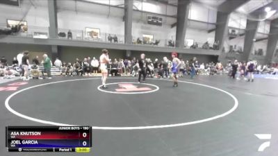 190 lbs Champ. Round 3 - Asa Knutson, WA vs Joel Garcia, WA