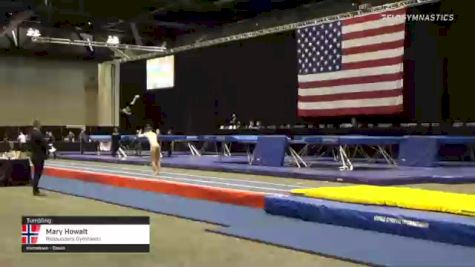 Mary Howalt - Tumbling, Rebounders Gymnastic - 2021 USA Gymnastics Championships