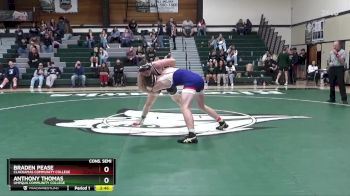 184 lbs Cons. Semi - Anthony Thomas, Umpqua Community College vs Braden Pease, Clackamas Community College