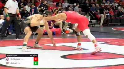 174 lbs Quarterfinal - Kaleb Romero, Ohio State vs Dylan Lydy, Purdue