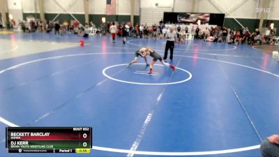 73 lbs Cons. Round 1 - Beckett Barclay, Homer vs Dj Kerr, Bryan Youth Wrestling Club