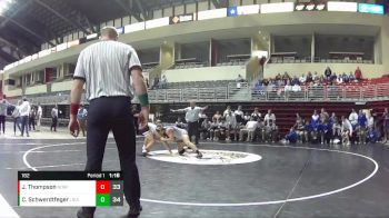 182 lbs Round 3 (3 Team) - Jaeden Thompson, Norfolk vs Caleb Schwerdtfeger, Lincoln East